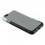 Wholesale Apple iPhone 6 4.7 Slim Tri Color Hybrid Case (Gray White)